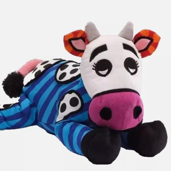 Britto Other - Britto Plush Mini Pop Art Stuffed Andy Cow Retired Animal PopPlush By Ernesco